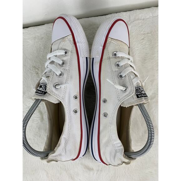 Converse Shoreline Ox Womens Size 10 White Slip On Shoes 537084F - Picture 4 of 8